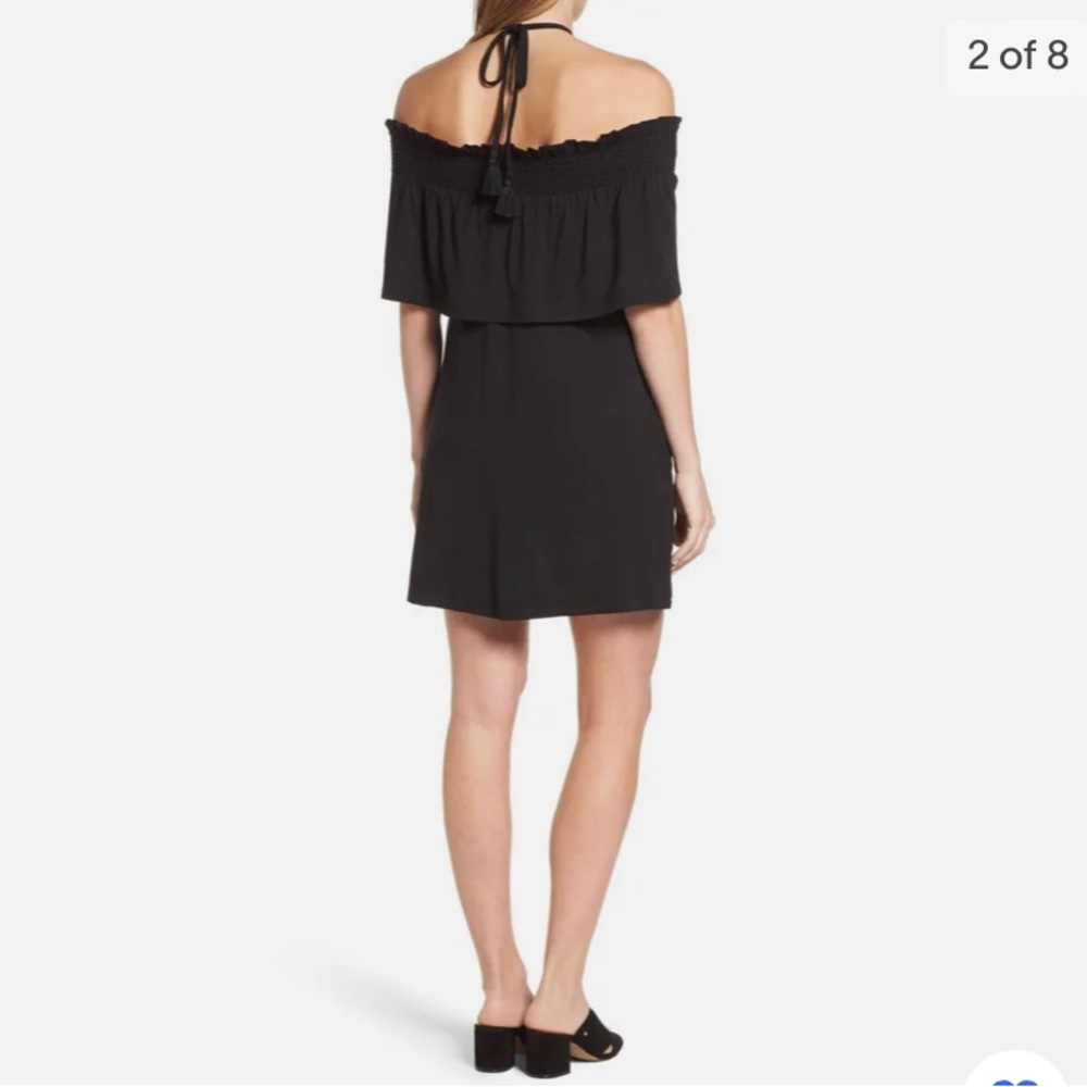 Rebecca Minkoff black off the shoulder dress - Picture 5 of 6